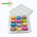 Clear macaron box for 6 and 12 macarons